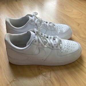 Nike Air Force 1 White Sneakers-